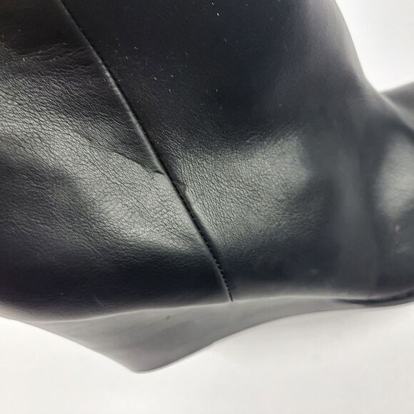 DV by Dolce Vita Rupart Wedge Bootie Black Faux Leather - Picture 11 of 14
